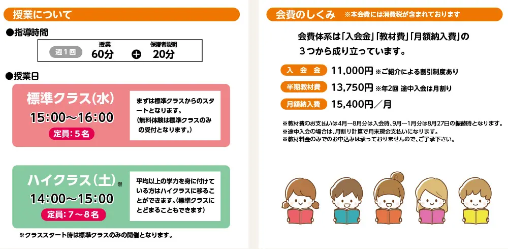 附属小専願教室みつばふぞっく ＜年中クラス＞