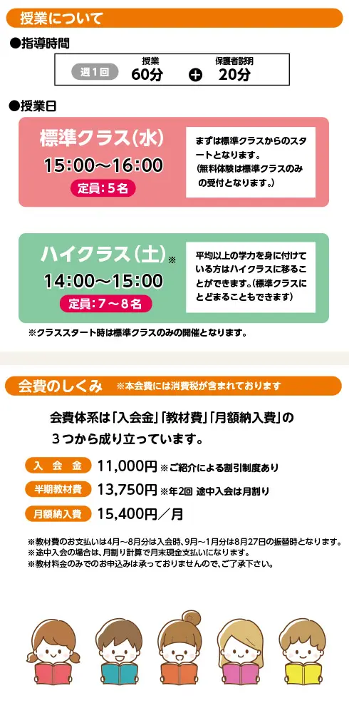 附属小専願教室みつばふぞっく ＜年中クラス＞